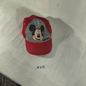 Kids Adjustable Cap Red and Grey by Disney Mickey Mouse